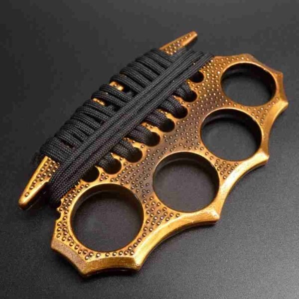 Shouter iron four-fingered tiger martial arts fight tiger ring glove hand buckle fist buckle hand support child fist ring defense spares