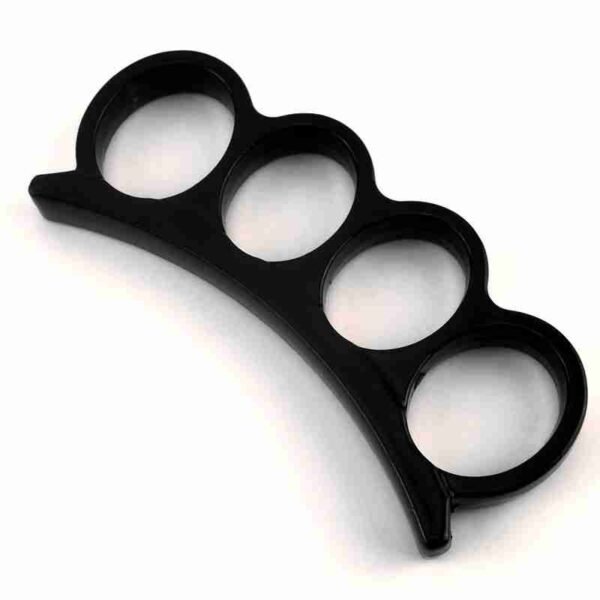 The new knuckle copper ring four-finger ring hand brace small cute shoulder pole finger tiger fist buckle ring iron four-finger hand buckle