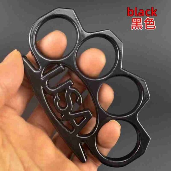 buckle USA finger tiger fist buckle legal defense hand support child knuckle copper ring buckle