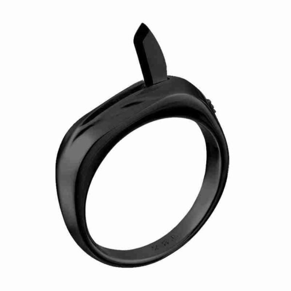 Titanium Steel Self Defense Ring Invisible Multifunctional Knife Emergency Anti-Wolf Weapon Gift
