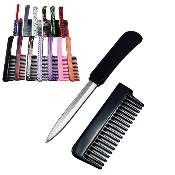 【special offer】hidden self defense pink comb knife